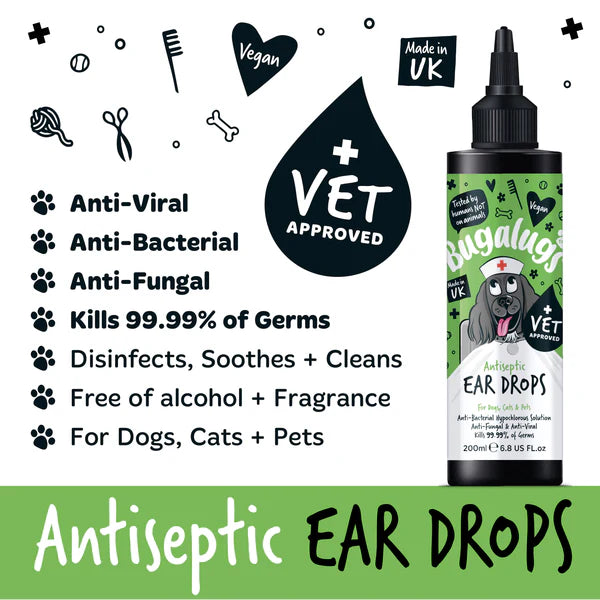 Bugalugs Anti-Septic Ear Drops