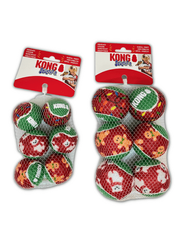 KONG Festive Squeakair Balls