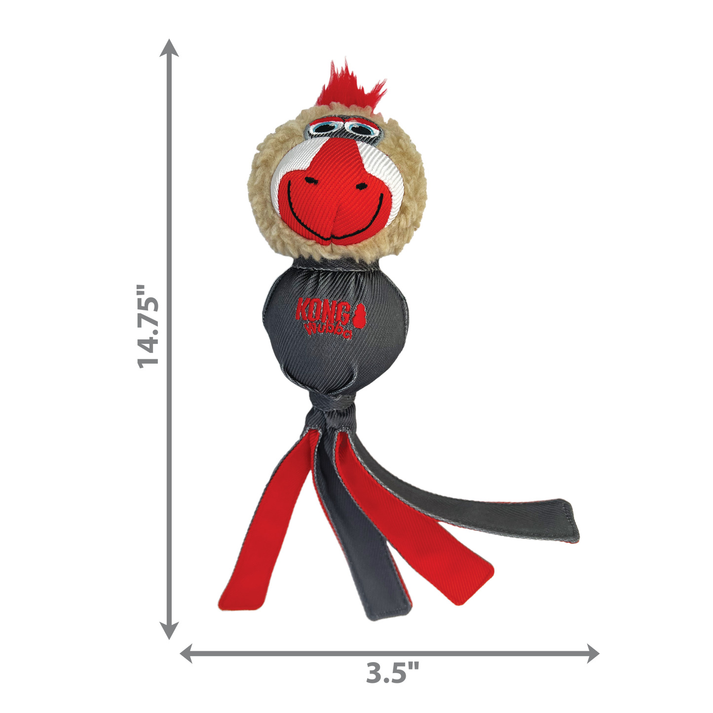 KONG Wubba Zoo Mandrill