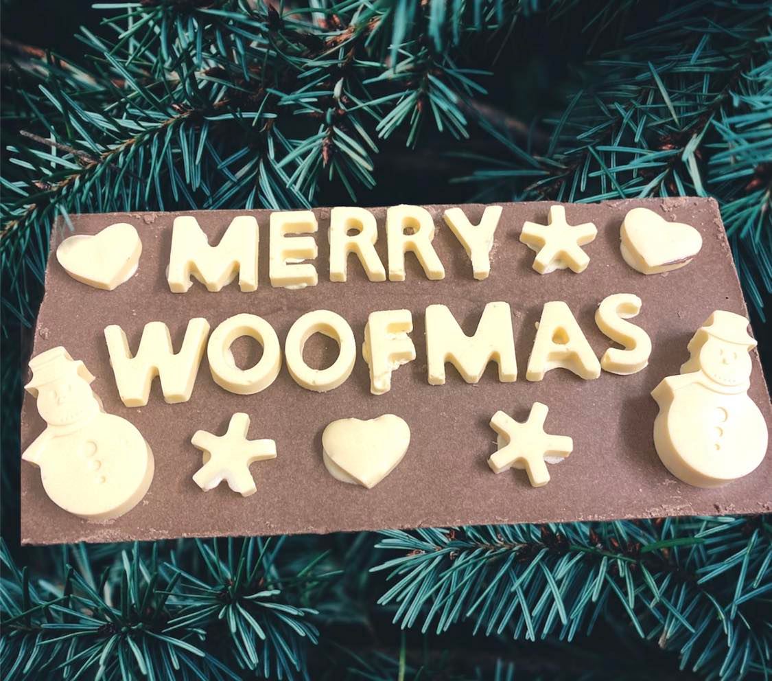 Festive Merry Woofmas Chocolate Bar