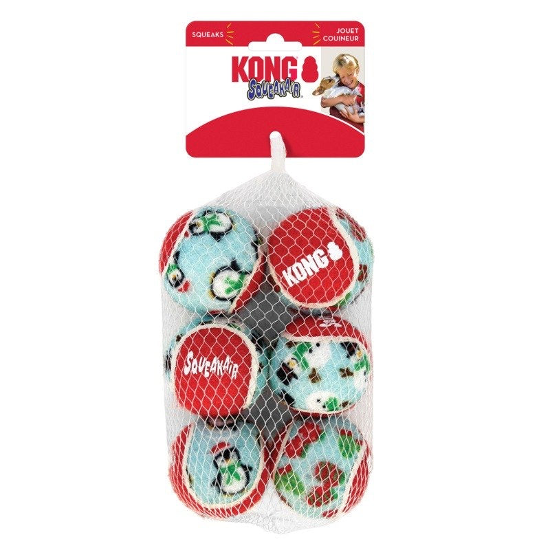 KONG Squeakair Christmas Balls