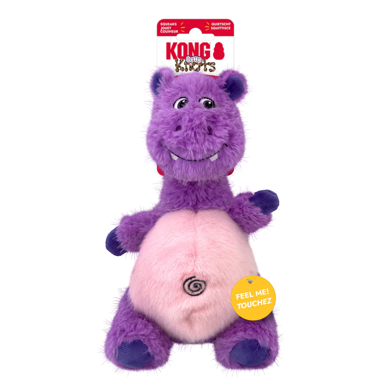 KONG Knots Belly Hippo & Monkey
