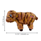 KONG Low Stuff Stripes Cow