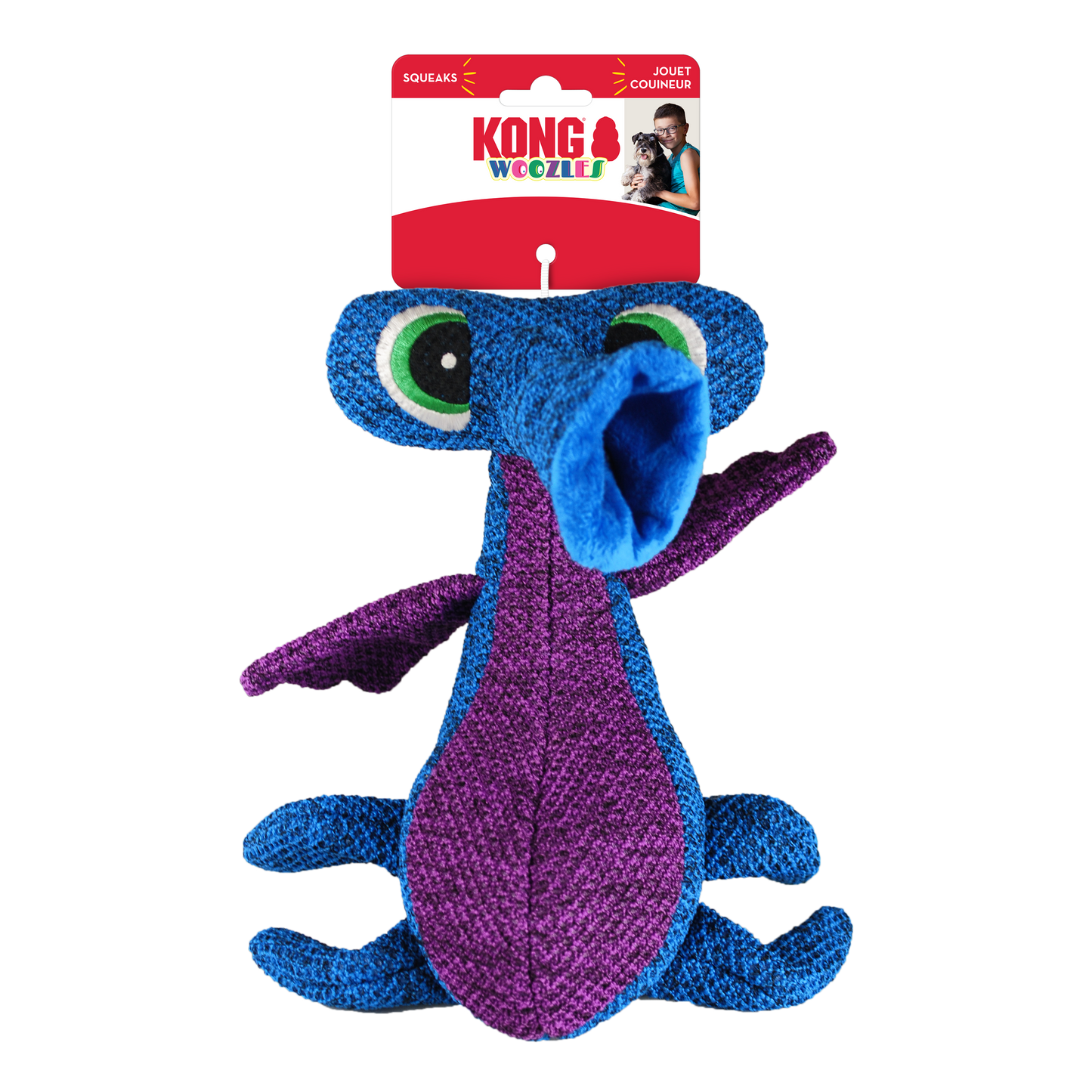 KONG Woozles Blue