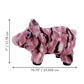 KONG Low Stuff Stripes Pig