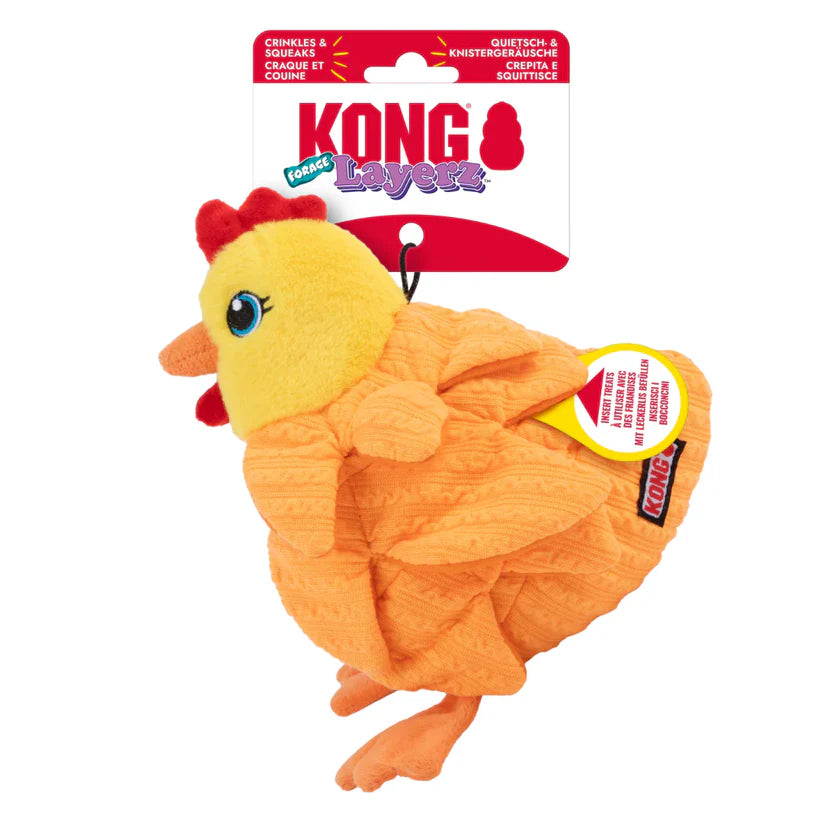 KONG Layerz Forage Hen & Hedgehog