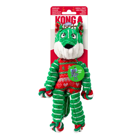 KONG Festive Floppy Knots Fox