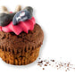 Carob Woofin With Pink Frosting