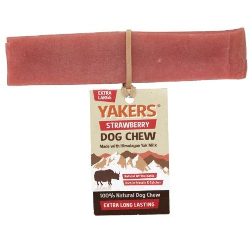 Yakers Strawberry Dog Chew